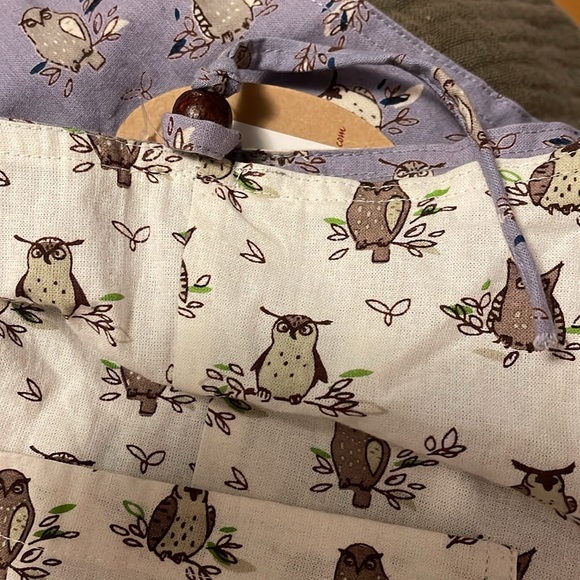 Art Studio Cotton Sling OWL Bag (Reversible) - Picture 9 of 9